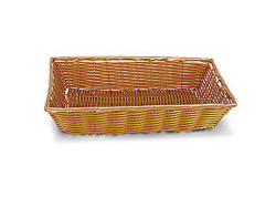 20"x14"x4" Brown Wicker Basket