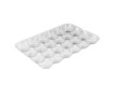 PS-24 Pro Stack 24 section clear plastic fruits tray 19 ½" x 13" x 1 3/4"