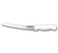Curved Bread Knife 10" White Handle