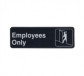 3x9 "Employees Only Sign" 
