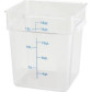 18 QT Square Food Storage Container, Clear 