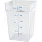 22 Qt. Square Food Storage Container, Clear 